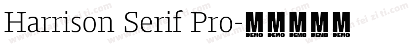 Harrison Serif Pro字体转换